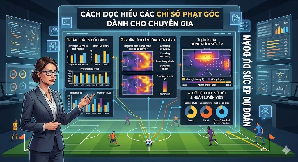 Cách Đọc Hiểu Các Chỉ Số Phạt Góc Dành Cho Chuyên Gia